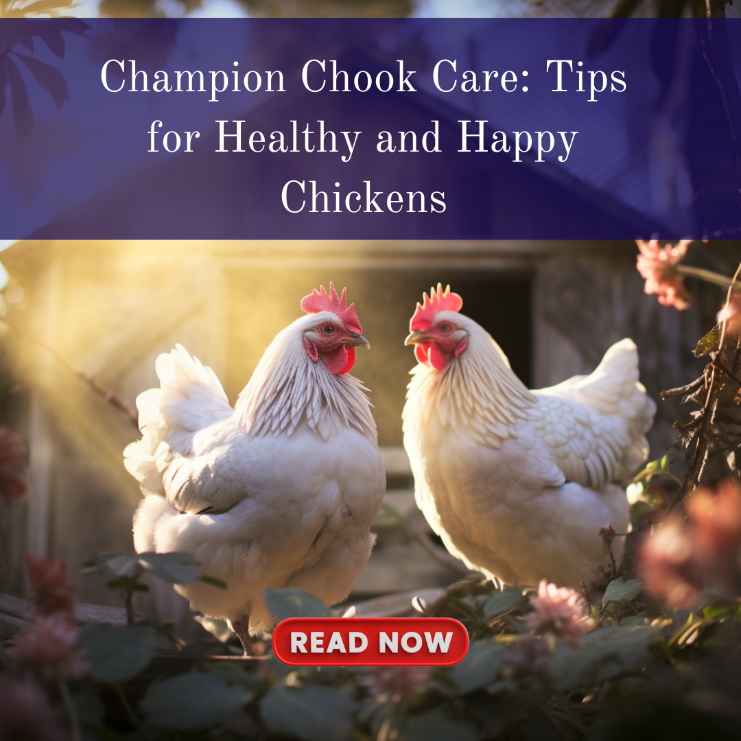 Champion Chook Care: Tips for Healthy and Happy Chickens