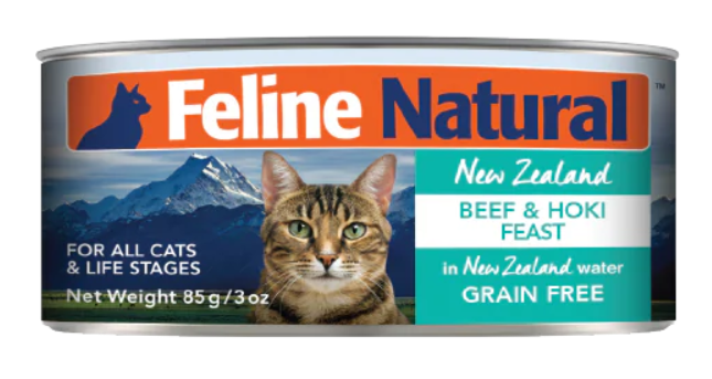 Feline Naturals Beef & Hoki 24 x 85g