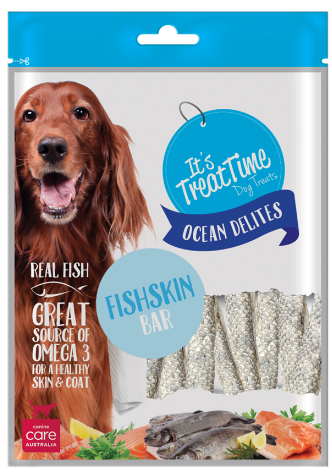 It's Treat Time Fish Skin Bar