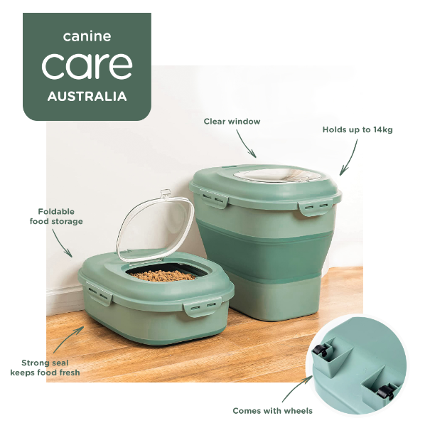 Canine Care Dog Food Storage Bin Collapsible