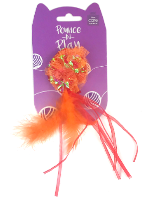 Feline Care Crinkle Ball with Tail