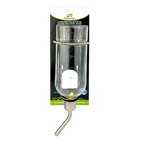 Small Animal Glass Water Bottle