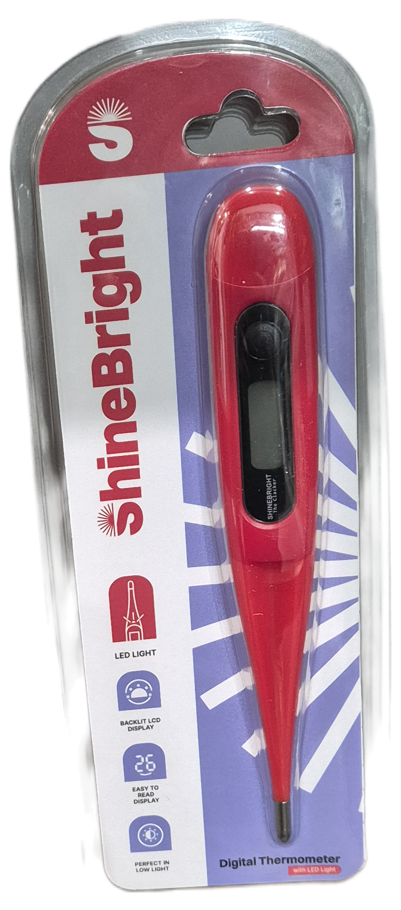 LED Thermometer with Light