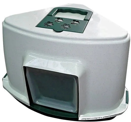 Corner Litter Tray Hooded Cat