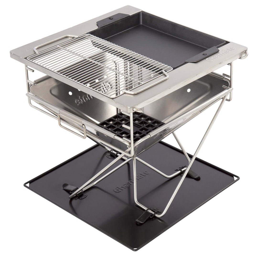 Collapsible BBQ/FirePit Square