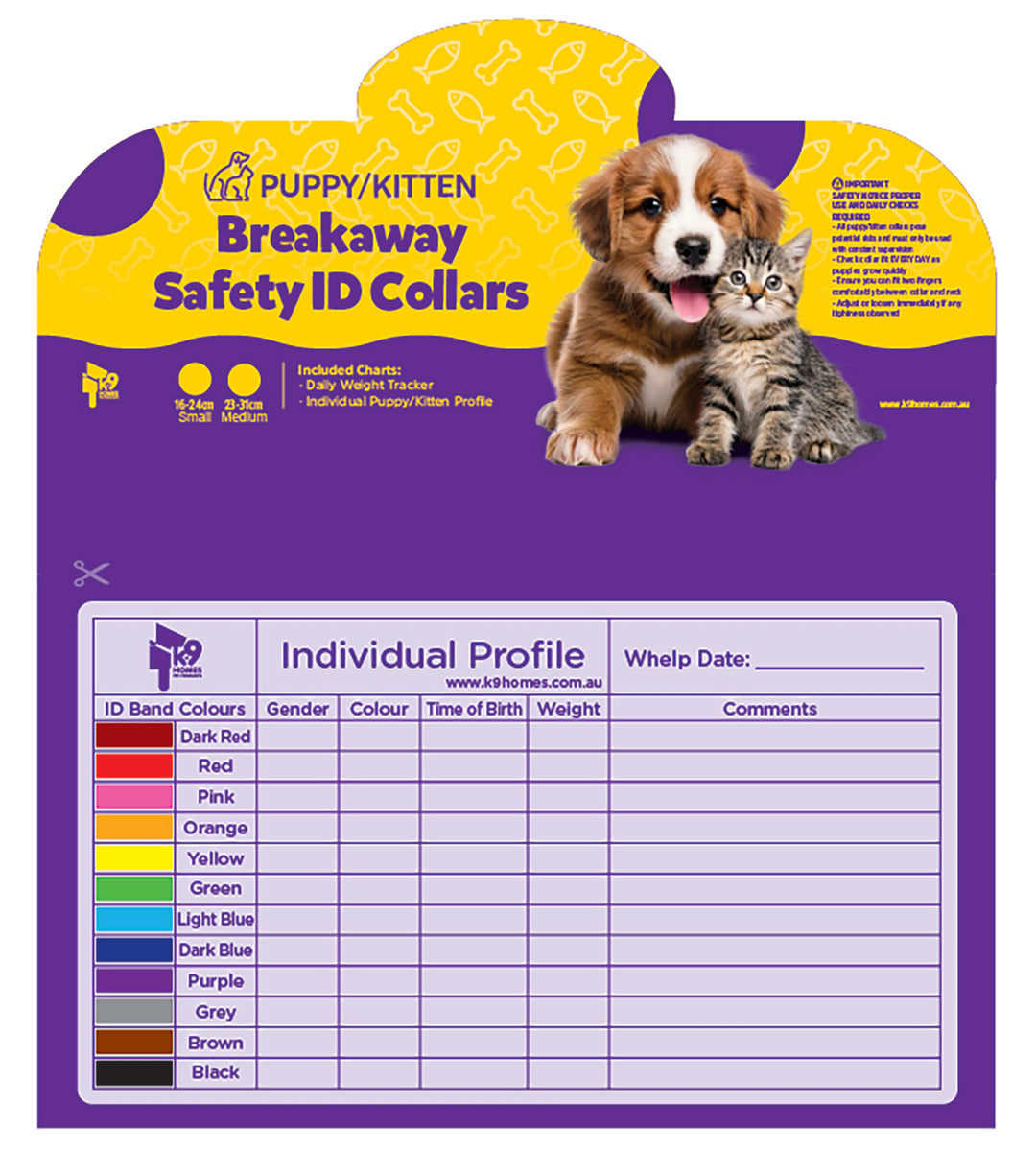 Breakaway safety ID collars