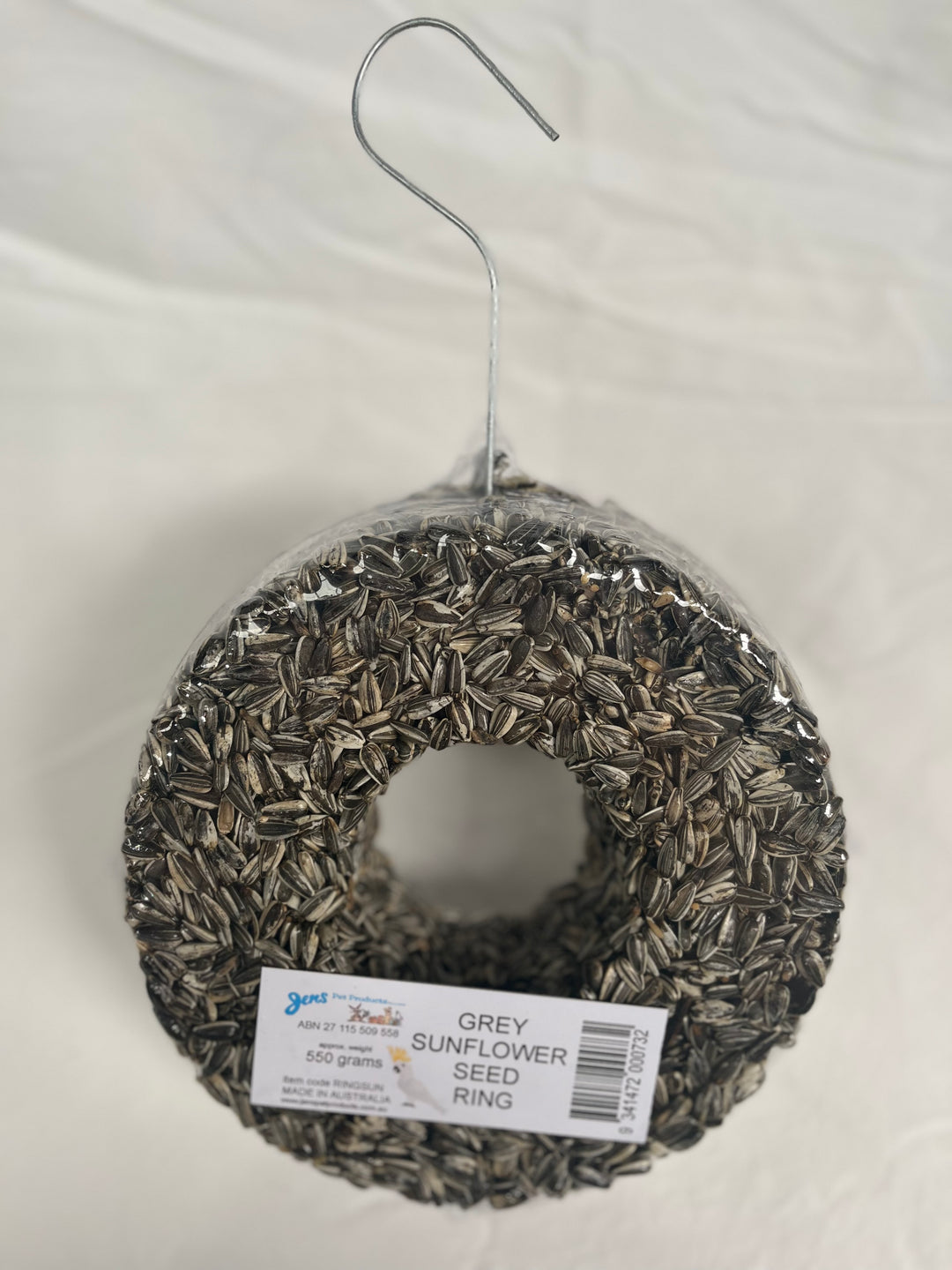 Jen's Seed Rings Grey Sunflower