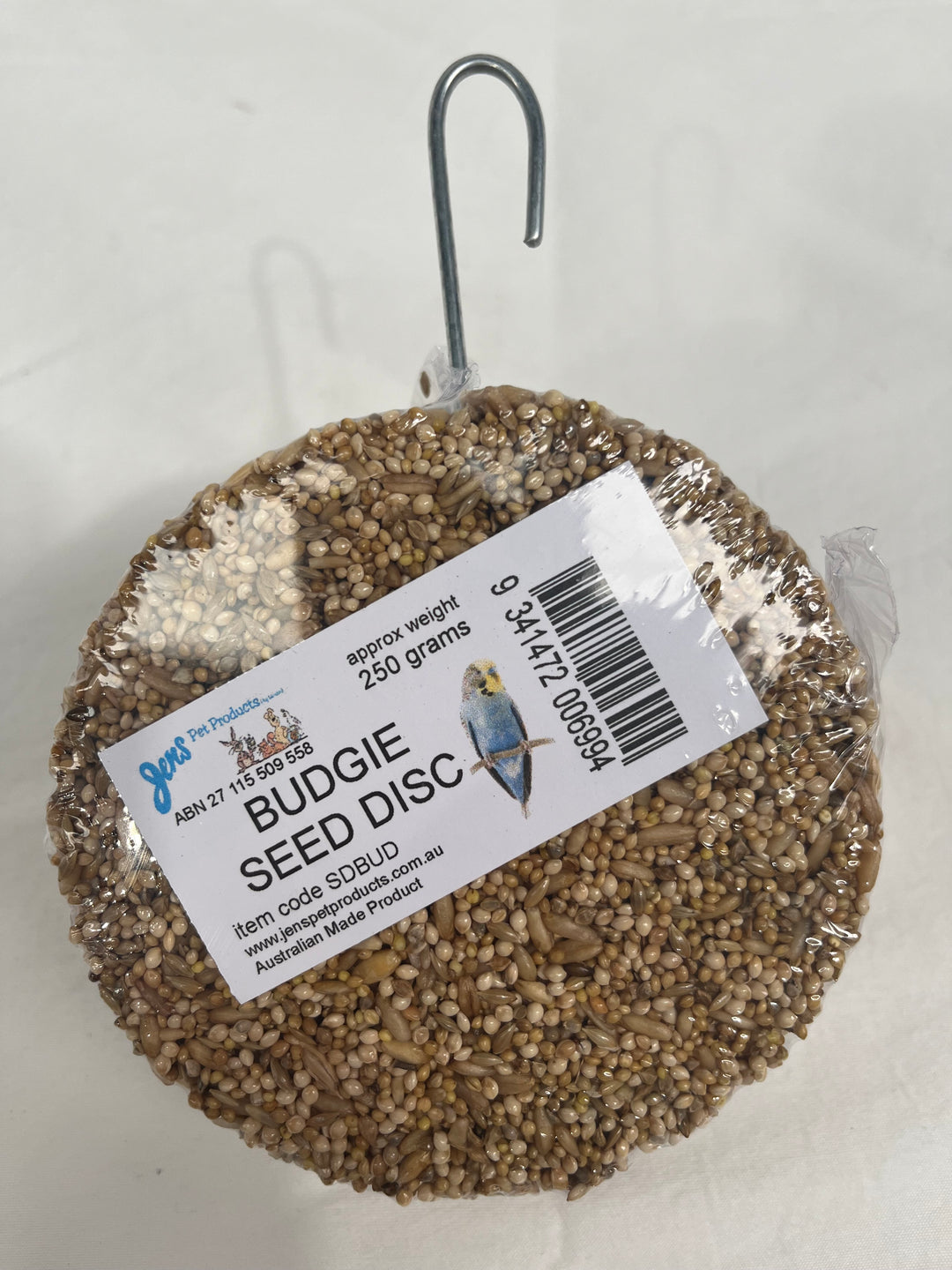 Jen's Seed Discs Budgie