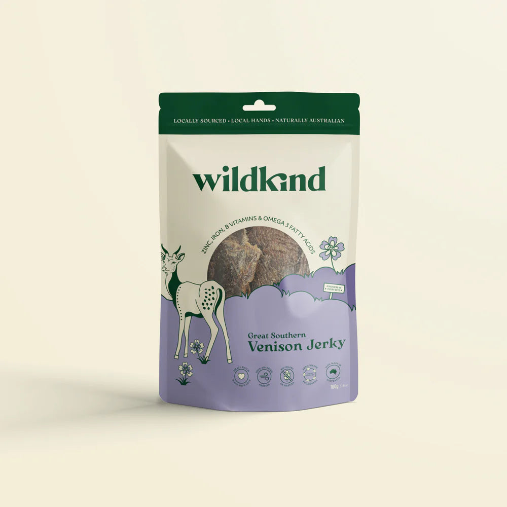 Wildkind Dog Treat Venison Jerky
