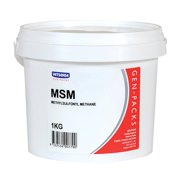 Vetsense MSM powder 1KG (MethylSulfonyl Methane)