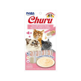 Inaba cat churu puree tuna with salmon