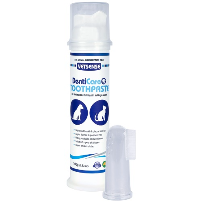 Vetsense denticare toothpaste kit