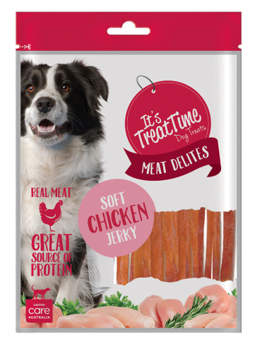 It's Treat Time Chicken Jerky Soft Strip