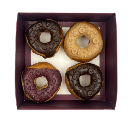 It's Treat Time Dog Veggie Donuts