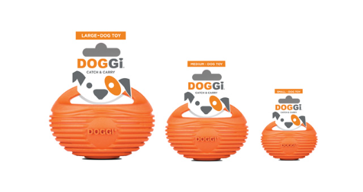 Doggi Dog Toy Rugby Ball