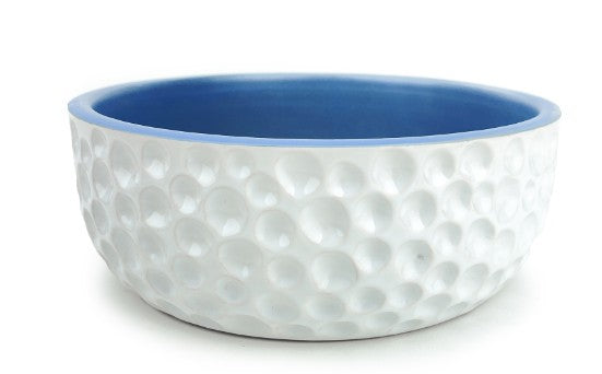Barkley and Bella Ceramic Dog Bowl