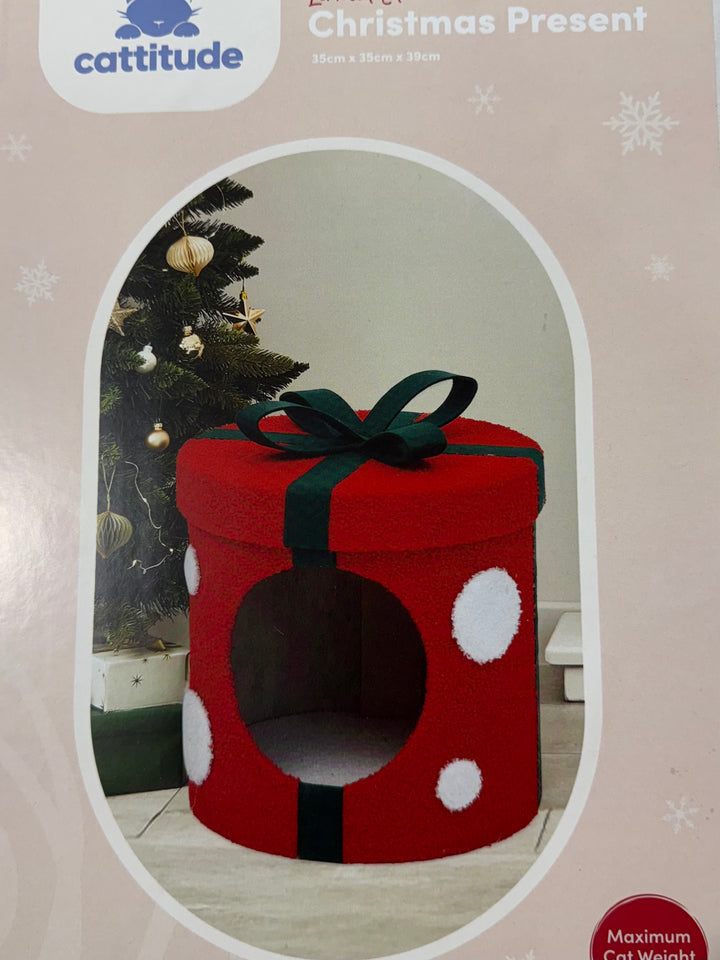 Catitude Christmas Cat Scratcher