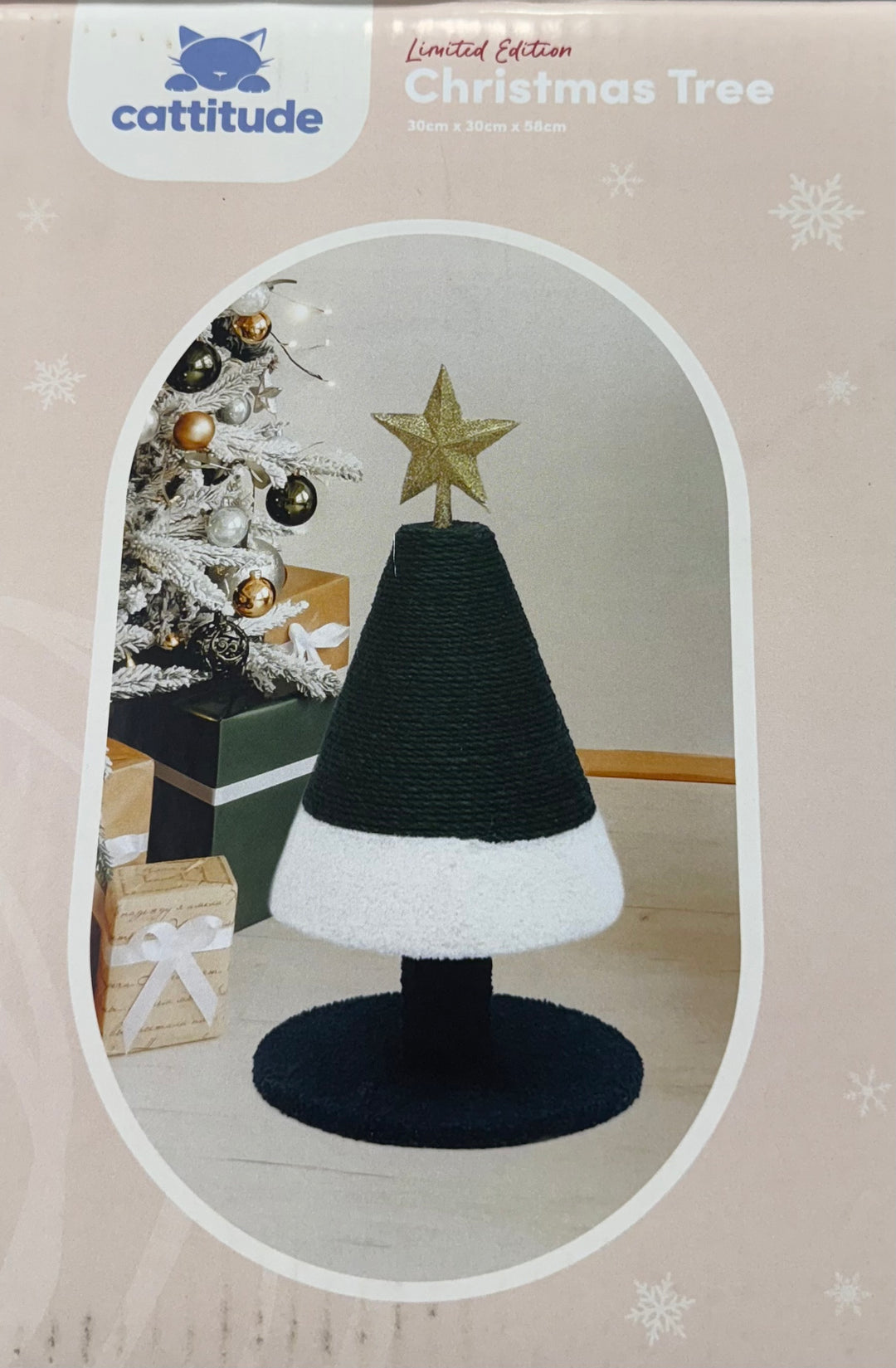 Catitude Christmas Cat Scratcher