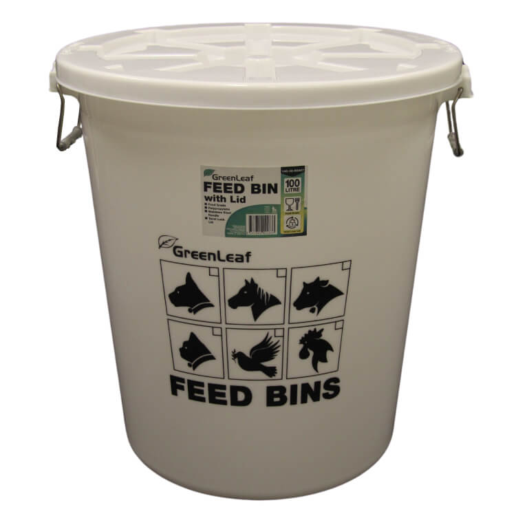 Feed Storage Bin with Lid