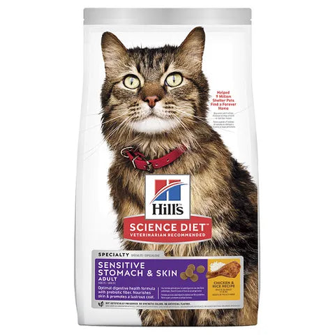 Hills Feline Sensitive Skin Stomach 1.6kg