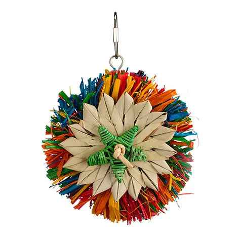 Bird Toy Destructive Rainbow Pinwheel