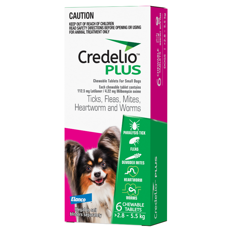 Credelio Plus Dog 2.8-5.5kg