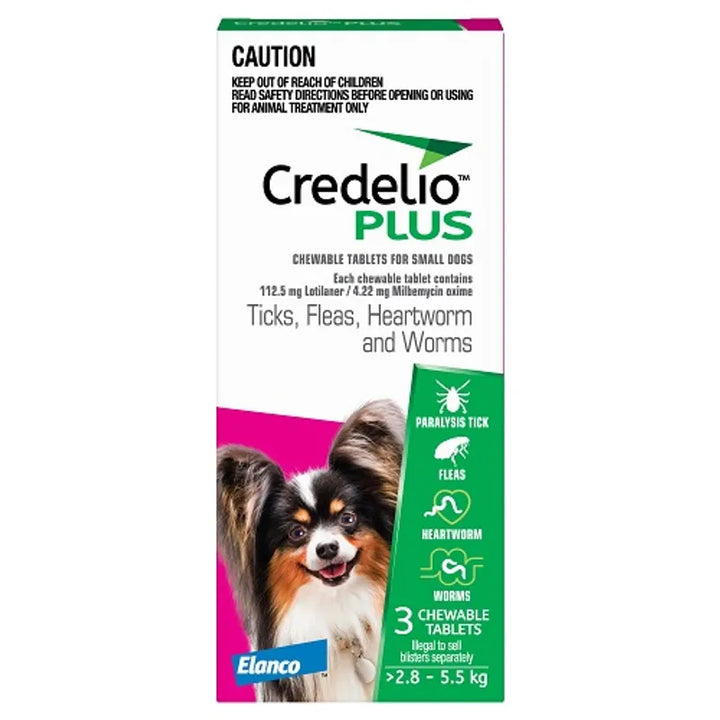 Credelio Plus Dog 2.8-5.5kg