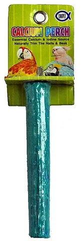 Avian care bird perch calcium