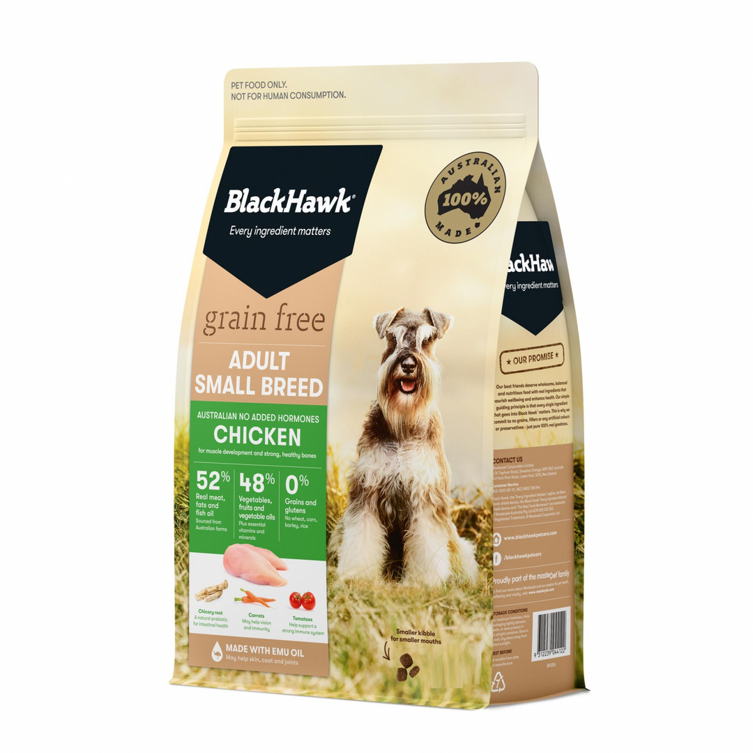 BlackHawk Grain Free Small Breed Chicken 2.5kg