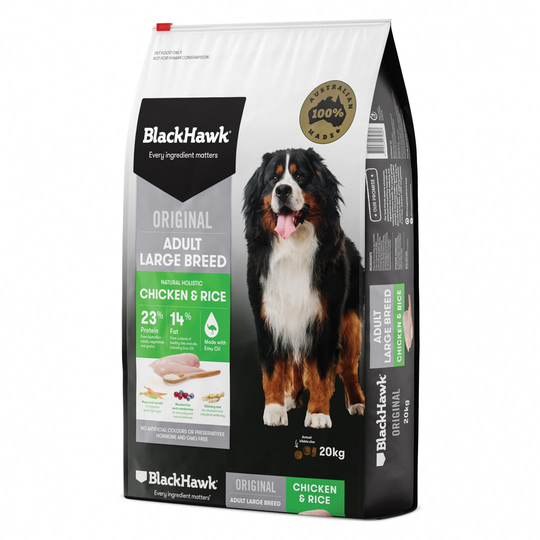 BlackHawk Original Large Breed Chicken & Rice 20kg