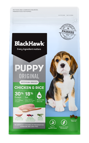 BlackHawk Puppy Medium Breed Chicken & Rice 10kg