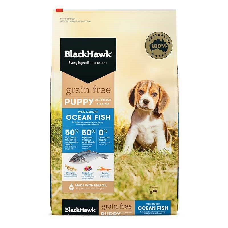 BlackHawk Grain Free Puppy Ocean Fish 15kg