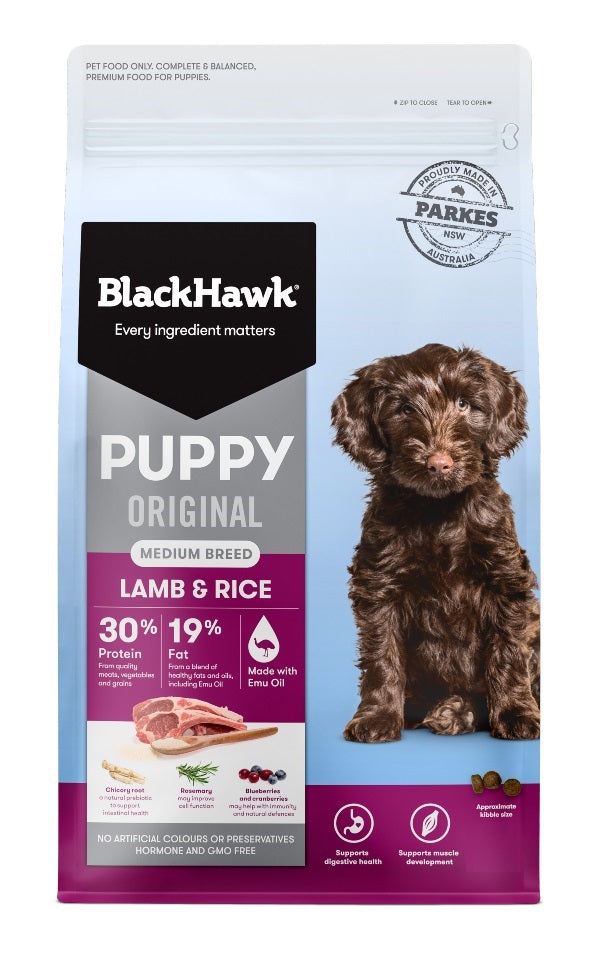 BlackHawk Puppy Lamb & Rice 10kg