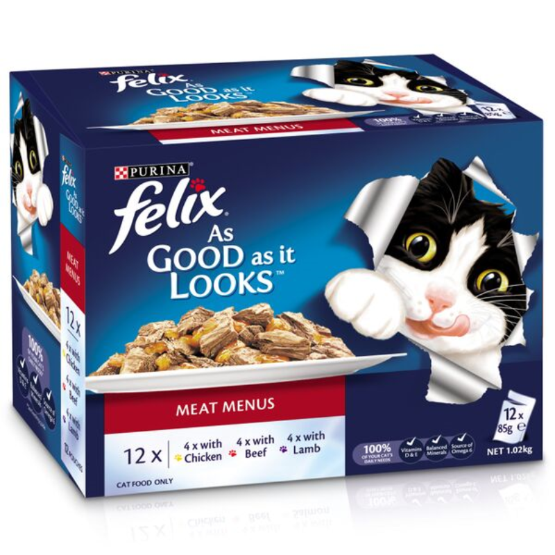 Felix Meat Menu 12 x 85g