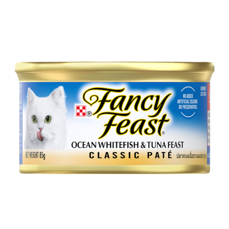 Fancy Feast Ocean Whitefish & Tuna Feast Pate