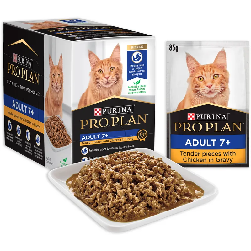 PRO PLAN Senior 7+ Cat Chicken Pouch