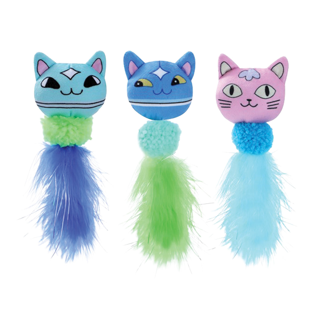 Cat toy with pom pom