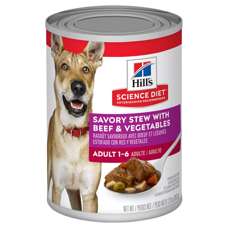 Hills Dog Adult Savory Stew Beef & Veg