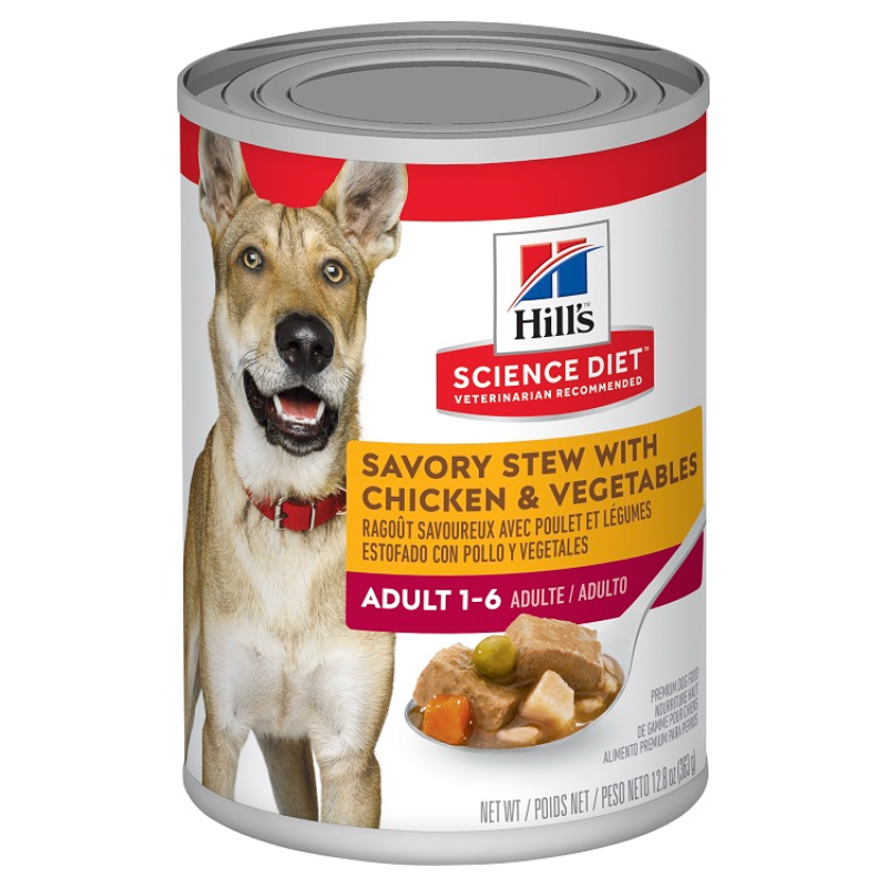 Hills Dog Adult Savory Stew Chicken & Veg