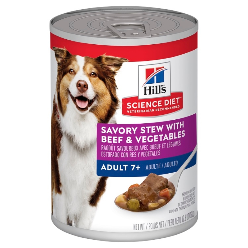 Hills Dog mature Adult Beef & Veg Stew