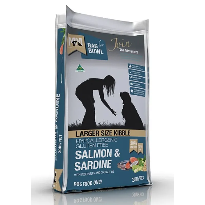 MFM Dog Salmon & Sardine Large Kibble Dark Blue