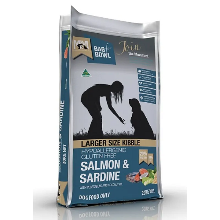 MFM Dog Salmon & Sardine Large Kibble Dark Blue