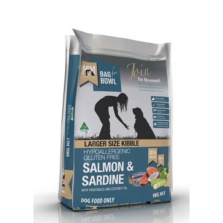 MFM Dog Salmon & Sardine Large Kibble Dark Blue