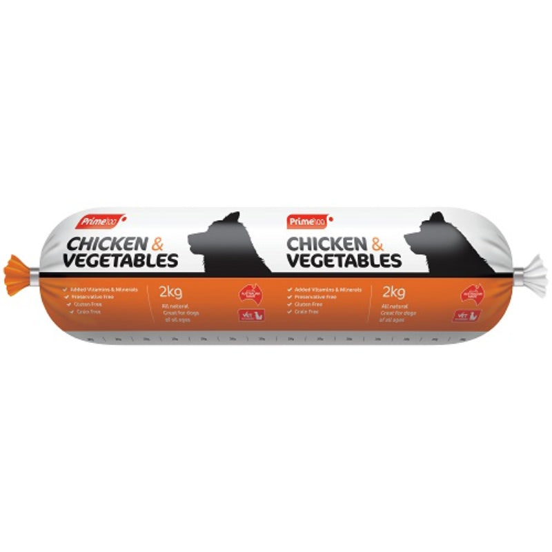 Prime Chicken & Vegetable Roll 2kg