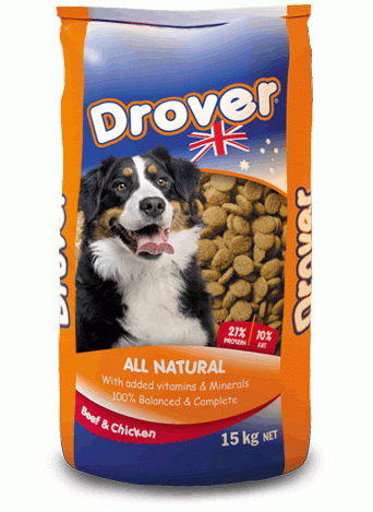 Drover Beef and Chicken 15kg