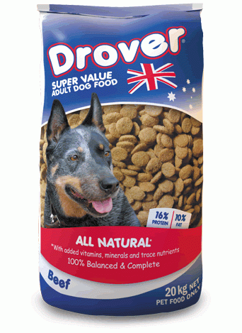 Drover Working Dog Beef 20kg