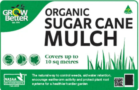 Sugar Cane Mulch - Grow Better 10 sqm