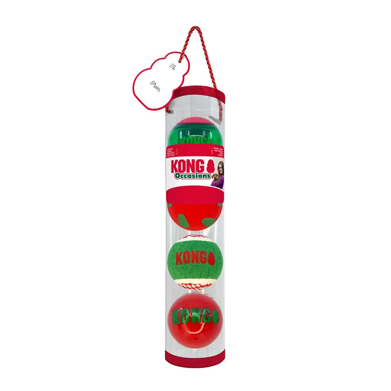 Kong Holiday Occasions Balls 4pk