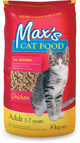 Max's Cat Food Chicken 8kg