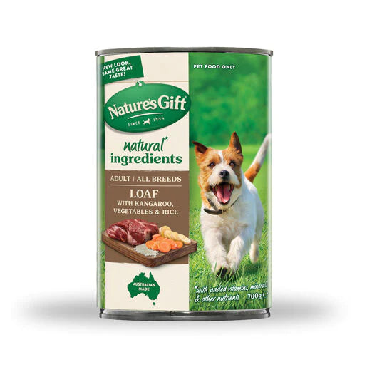 Natures Gift Kangaroo, Veg & Rice Can 700g